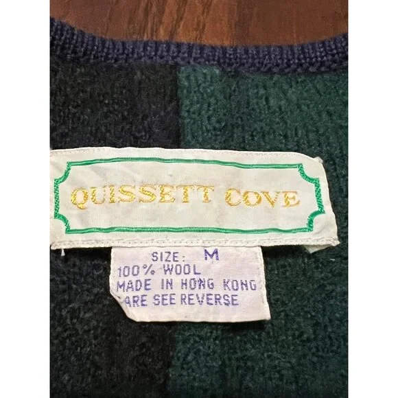 Vintage Wool Tartan Blackwatch Plaid Blanket Coat Jacket Blazer Duster Medium - Picture 4 of 8